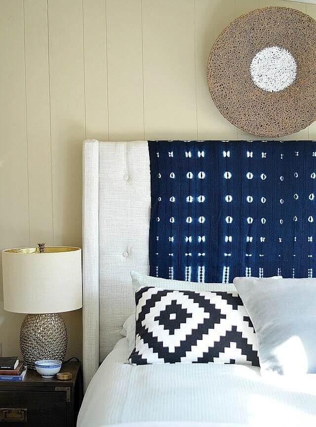 Decorate Your Headboard With A Scarf Or A Blanket