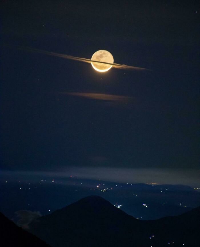 Is It The Moon Or Is It Saturn Just Hanging Out?