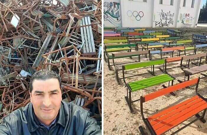 School Benches Can Be Easily Refurbished