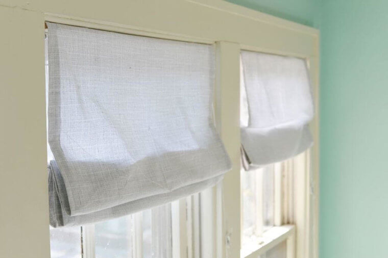 Create Roman Shades With Simple Blinds