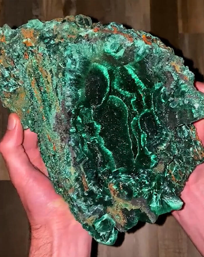 Deep Green Malachite In All Of Its Velvety Glory
