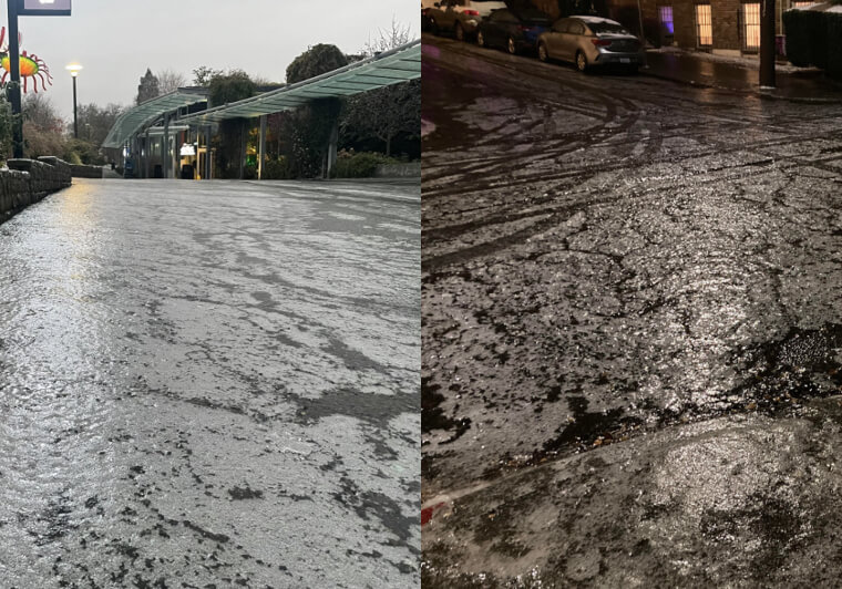 These Dangerous Roads Are Covered in Ice