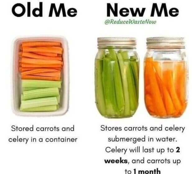 Save Celery And Carrots By Giving Them A Bath