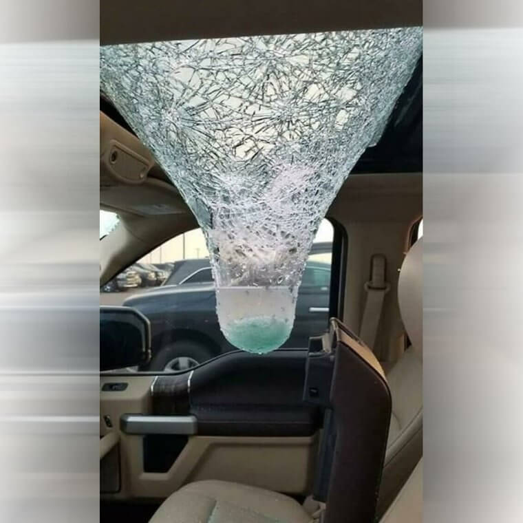 Hail Made Chandeliers Are One Of Mother Nature's Greatest Creations