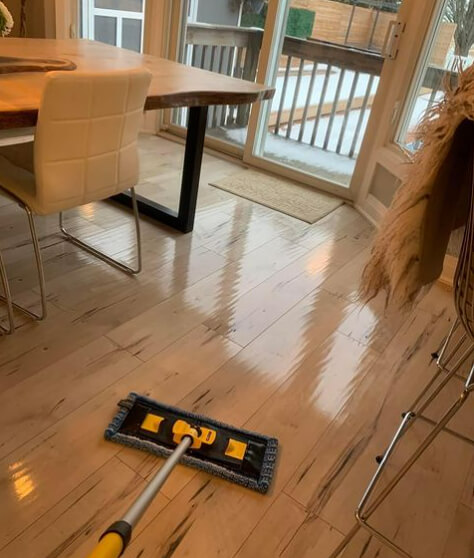 Don't Drench Wooden Floors