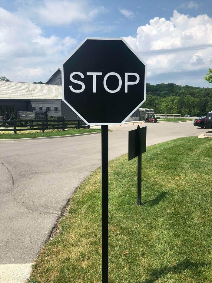 A Goth Stop Sign