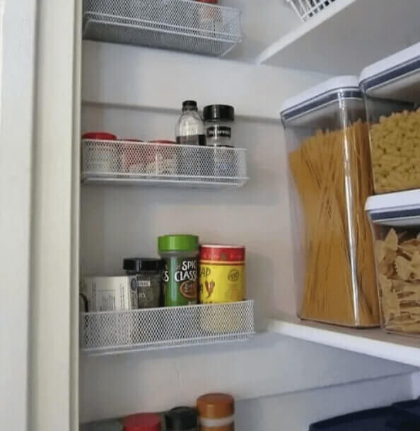 Use Every Bit Of Your Pantry By Repurposing Drawer Organizers